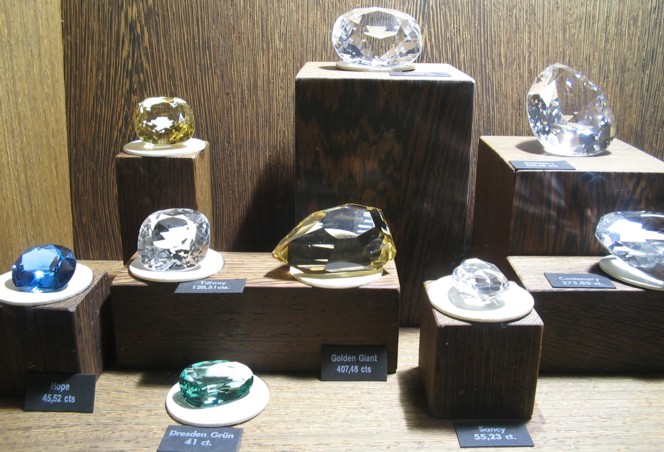 famous glass copies of diamonds